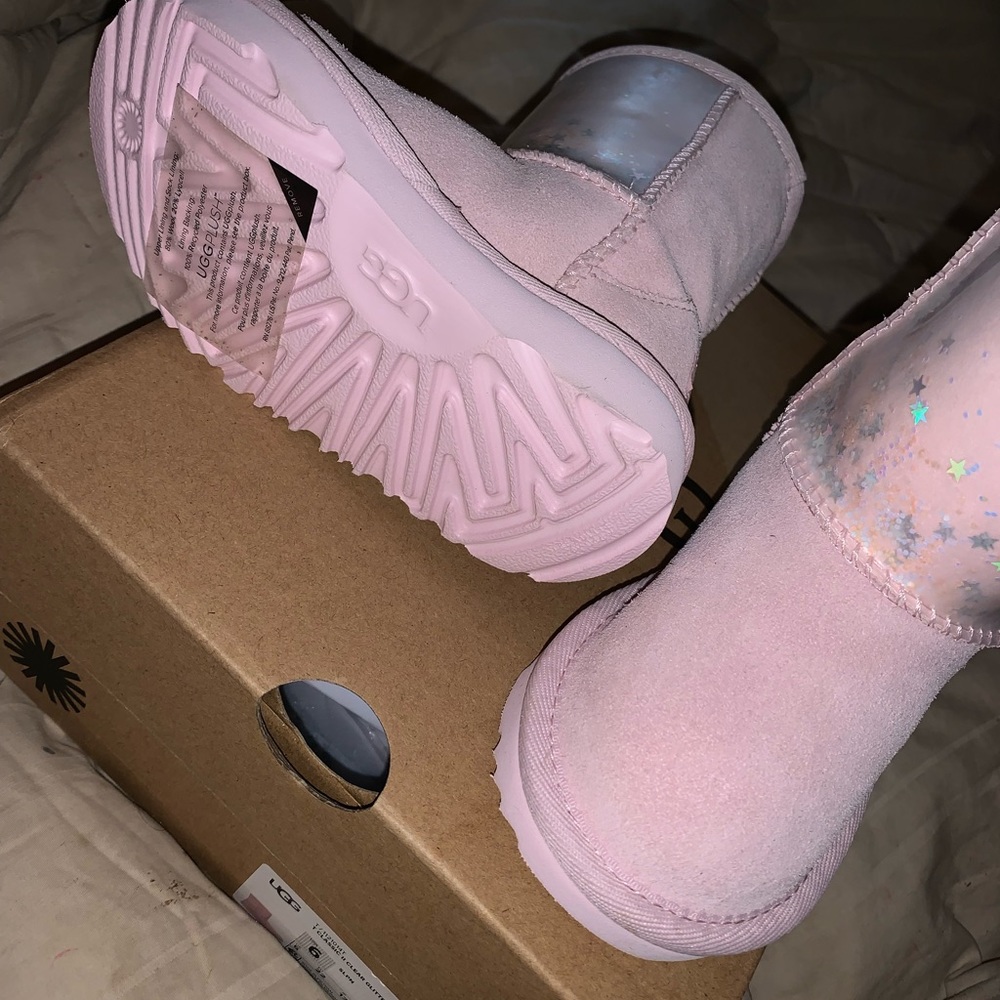 UGG plush toddler boots